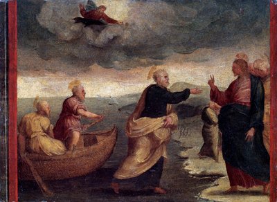 Die Berufung der Heiligen Peter und Andreas (Detail) von Perino del Vaga
