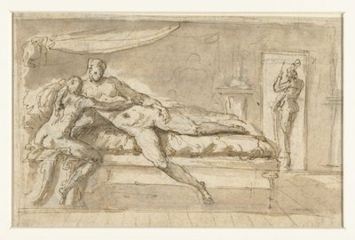 Amor und Psyche in einem Raum von Perino del Vaga (possibly)