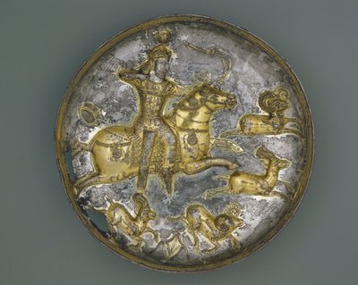 Schale, Iran, Sassanidenzeit, 4.-5. Jahrhundert von Persian School