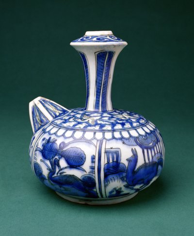 Safawidische Blau-Weiß-Kendi, 1600-50 von Persian School