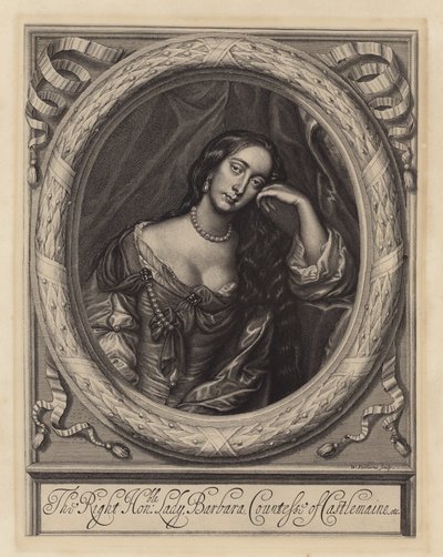 Barbara Villiers, Gräfin von Castlemaine, Geliebte von König Karl II. von Peter (after) Lely