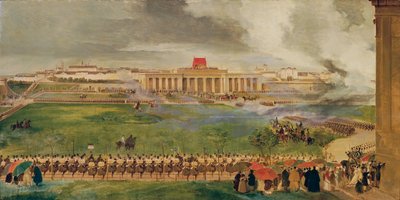 Die Feldmesse am äußeren Burgplatz am 13. April 1826 von Peter Fendi
