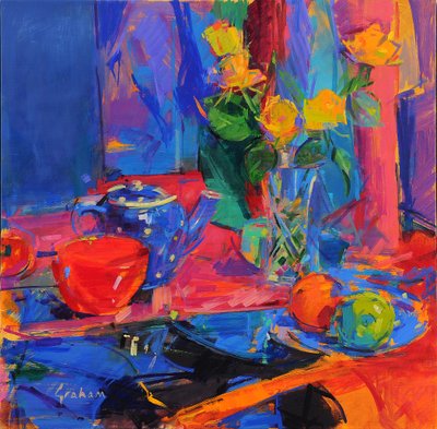 Rhapsody in Blue, 2021 von Peter Graham