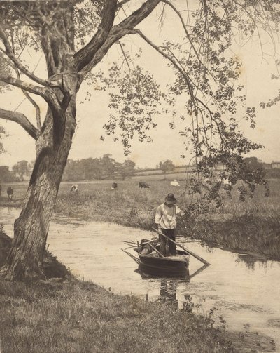 Ein Graben in Suffolk von Peter Henry Emerson
