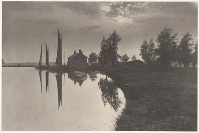 Cantley: Wherries warten auf den Gezeitenwechsel von Peter Henry Emerson