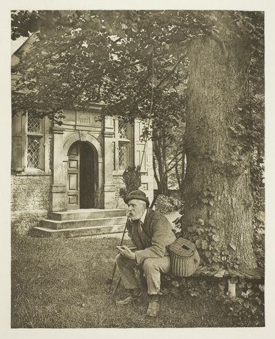 Walton und Cottons Fischerhaus (Die Tür) von Peter Henry Emerson