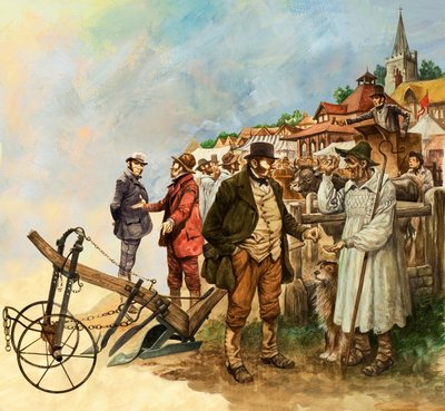 Bauernmarkt und Auktion von Peter Jackson