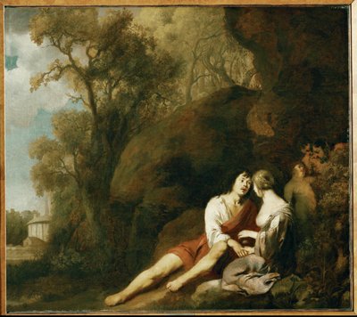 Liebende in einer Landschaft von Peter Lely