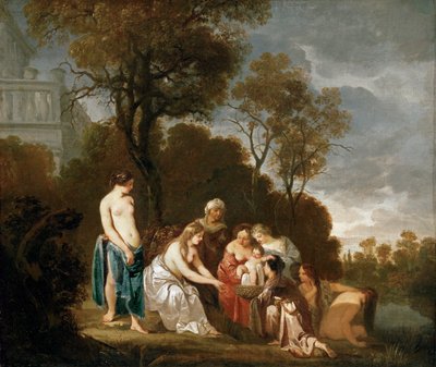 Moses aus dem Fluss gerettet von Peter Lely