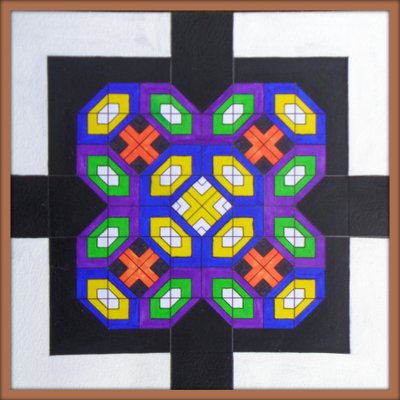 Gekreuztes Quadrat von Peter McClure