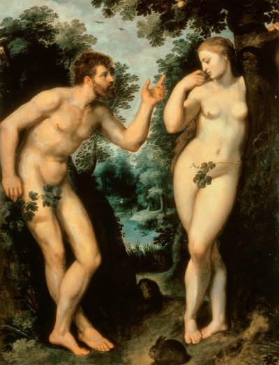 Adam und Eva unter dem Baum der Erkenntnis von Peter Paul Rubens