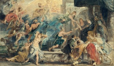 Apotheose Heinrichs IV. und Proklamation der Regentschaft Maria de