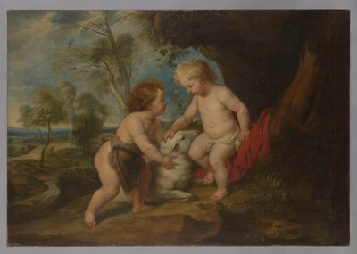 Jesuskind und Johannes der Täufer von Peter Paul Rubens