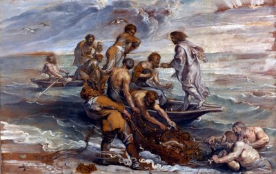 Der wunderbare Fischfang von Peter Paul Rubens