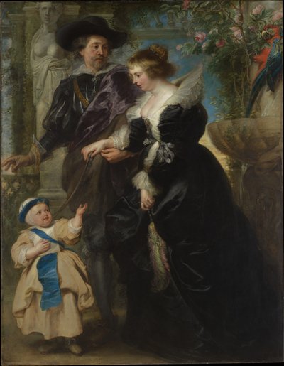 Rubens, Helena Fourment (1614–1673), und ihr Sohn Frans (1633–1678) von Peter Paul Rubens