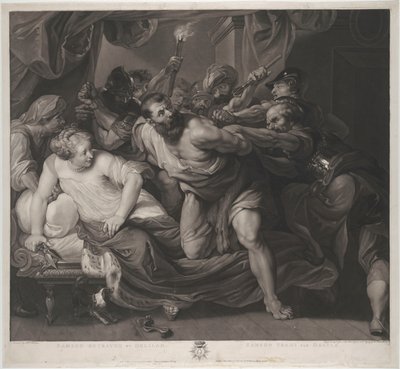 Samson wird gefangen genommen von Peter Paul Rubens