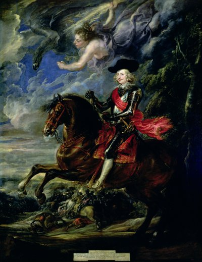 Der Kardinalinfant Ferdinand in der Schlacht von Nördlingen, ca. 1634 von Peter Paul Rubens