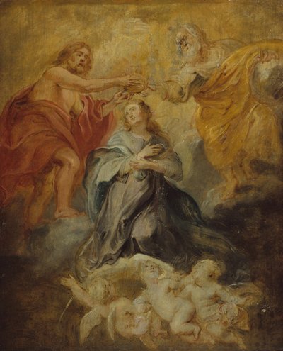 Die Krönung der Jungfrau von Peter Paul Rubens
