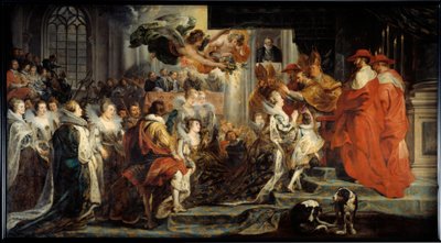 Die Krönung von Maria von Medici von Peter Paul Rubens