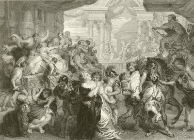 Der Raub der Sabinerinnen von Peter Paul Rubens