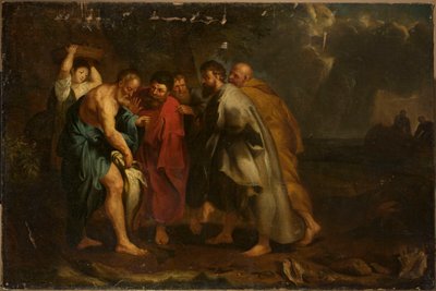 Das Finden der Münze im Inneren des Fisches durch die Apostel von Peter Paul Rubens
