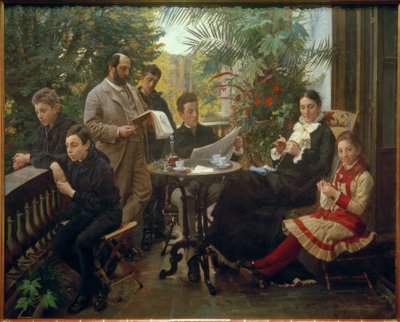 Hirschsprung, Heinrich; dänischer Tabakfabrikant, Mäzen und Kunstsammler (Gründer der Sammlung Hirschsprung in Kopenhagen); Kopenhagen von Peder Severin Krøyer