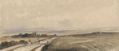 Eine Straße in Yorkshire von Peter de Wint
