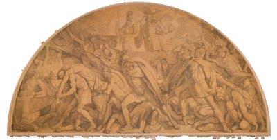 Der Kampf um den Leichnam des Patroklos von Peter von Cornelius