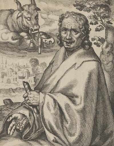 Lukas, aus Die vier Evangelisten von Petrus Feddes