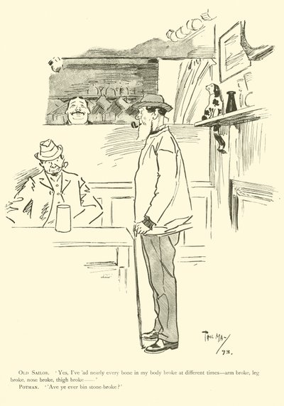 Karikatur von Phil May, aus den 1890er Jahren von Phil May