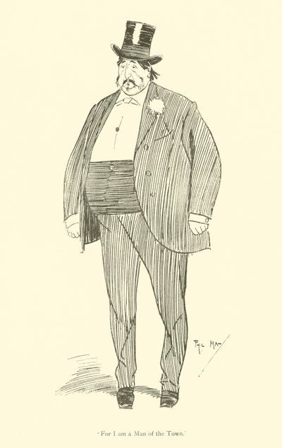 Karikatur von Phil May, aus den 1890er Jahren von Phil May