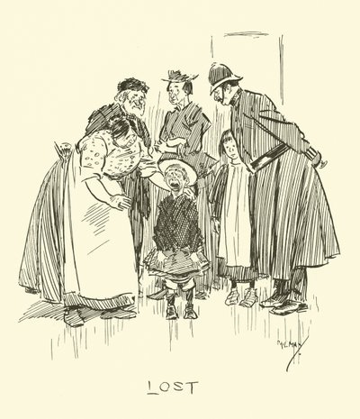 Illustration für Phil Mays Gutter-Snipes von Phil May