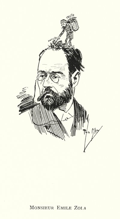 Monsieur Emile Zola (Lithografie) von Phil May