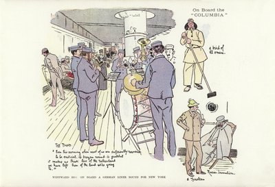 Westwärts Ho! An Bord eines deutschen Liners nach New York von Phil May