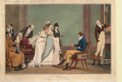 Die Orange oder das moderne Urteil von Paris von Philibert-Louis Debucourt