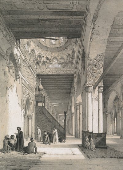 Moschee von Ibn Toulon von Philibert Joseph Girault de Prangey