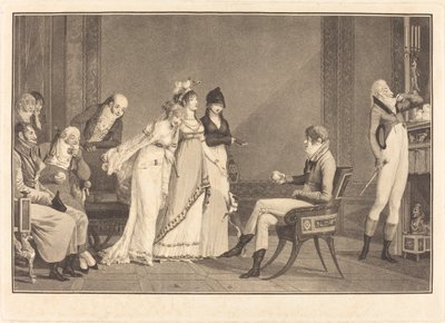 Die Orange oder das moderne Urteil von Paris von Philibert Louis Debucourt