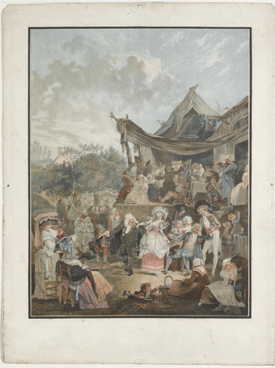 Le Menuet de la mariée, 1786 von Philibert Louis Debucourt