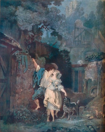 Der Aufstieg, oder Der morgendliche Abschied, 1787 von Philibert Louis Debucourt