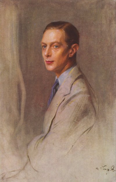 Herzog von York, später König Georg VI. von Philip Alexius de (after) Laszlo
