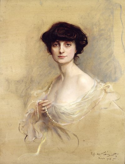 Anna de Noailles (1876-1933) 1913 von Philip Alexius de Laszlo
