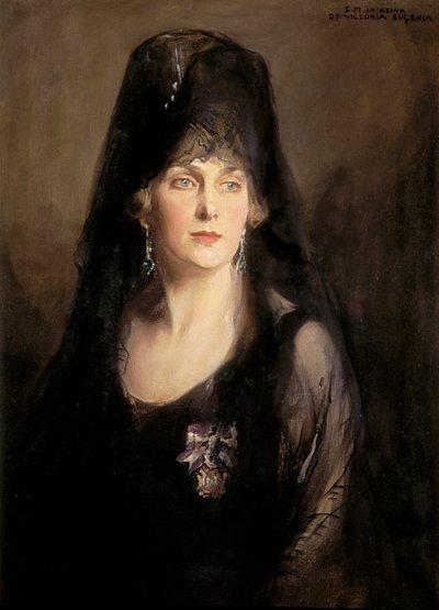 Porträt von Victoria Eugenia von Battenberg (1887-1969), 20. Jahrhundert von Philip Alexius de Laszlo