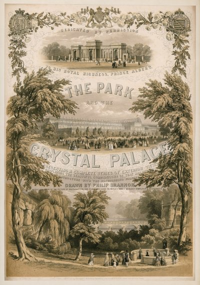 Der Park und der Kristallpalast von Philip Brannon