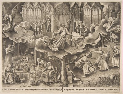 Das Gleichnis von den klugen und törichten Jungfrauen, ca. 1560-63 von Philip Galle