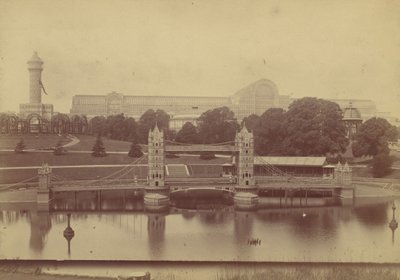 Fortschritt des Kristallpalastes in Sydenham, 1854 von Philip Henry Delamotte
