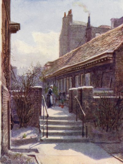 Almshouses der Skinners Company, Mile End, 1892 von Philip Norman