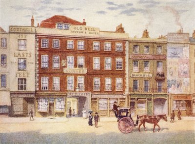 Old Bell Inn und Black Bull, von Holborn, 1897 von Philip Norman