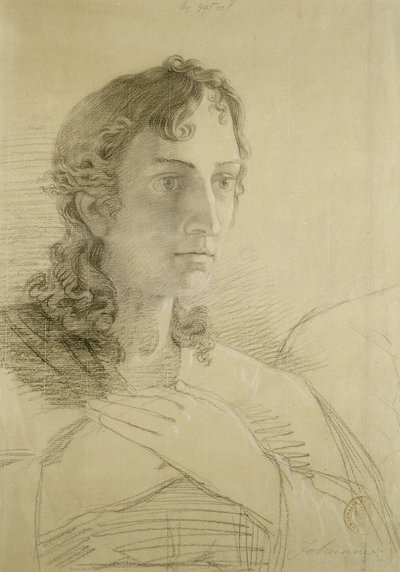 Kopf und Hände des Heiligen Johannes, 1806 von Philipp Otto Runge