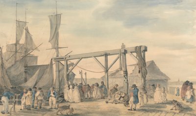 Die Ankunft eines Hoy in Margate von Philippe Jacques de Loutherbourg
