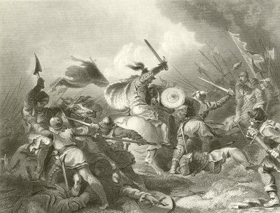 Die Schlacht von Hastings von Philippe Jacques de Loutherbourg